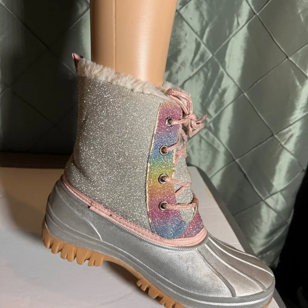 Juicy Couture Girls Lil Quinto Drive‎ Rain Boots Size 4 US *GS6